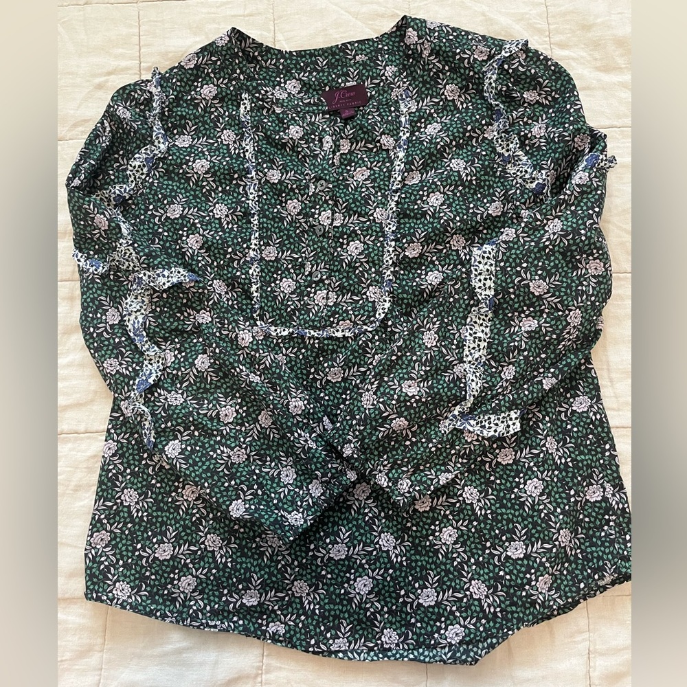 JCrew Liberty Long Sleeve Blouse